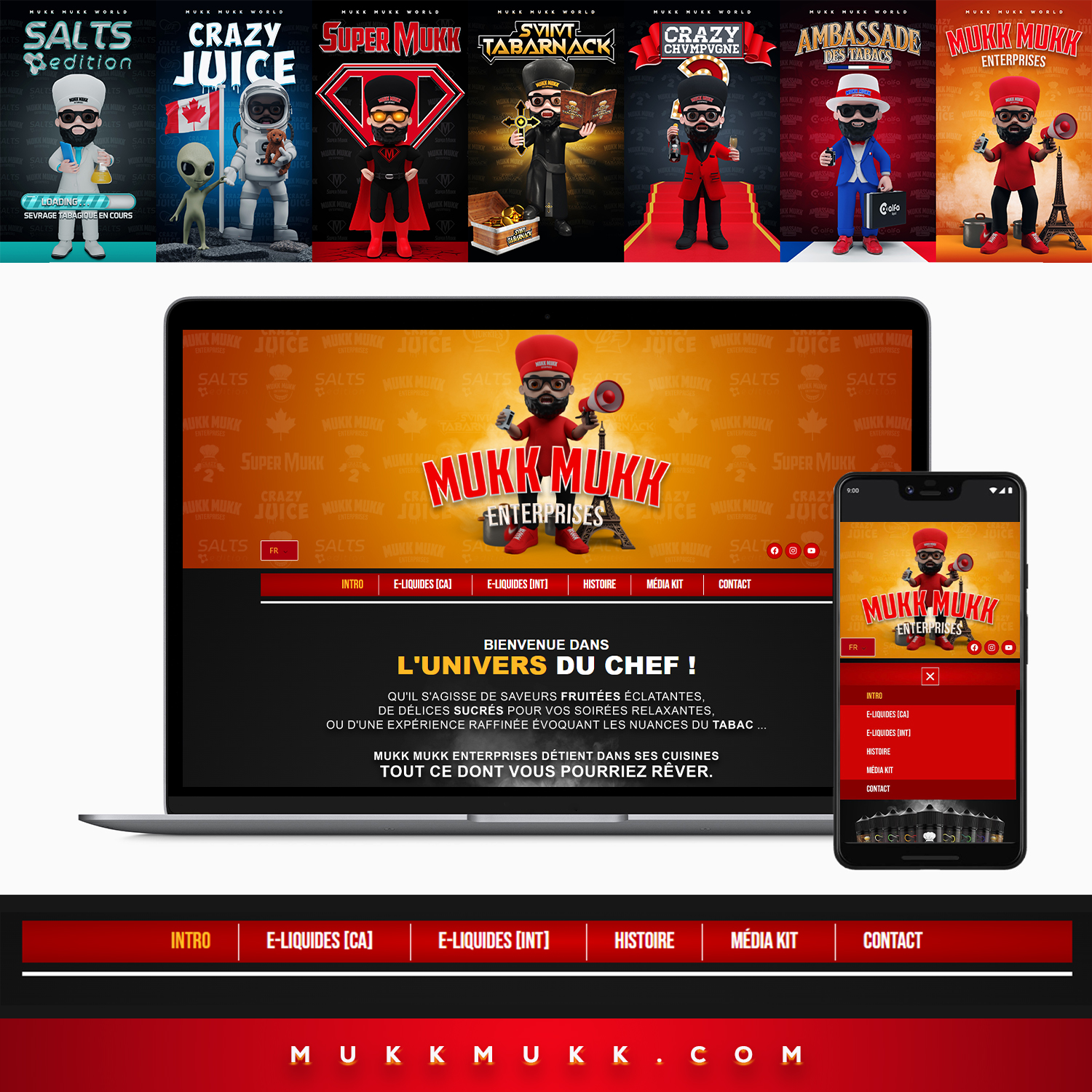 Screenshot of MukkMukk Enterprises